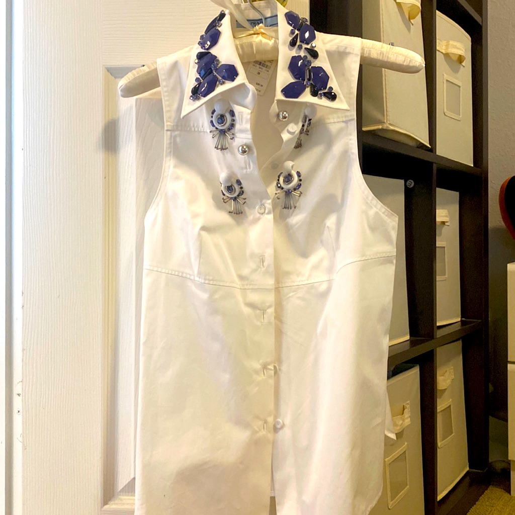 Prada Blouse, Brand New With Tags